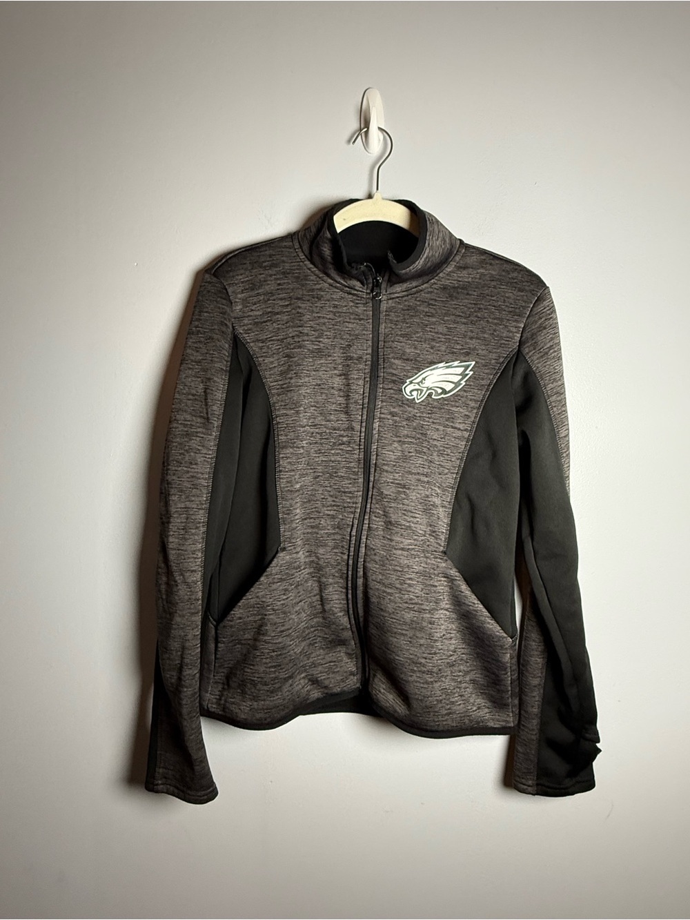 Team Apparel Gray and Black Full-Zip Women’s Jacket